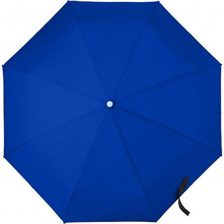 Foldable automatic storm umbrella, blue