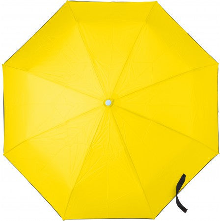 Foldable automatic storm umbrella, yellow