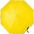 Foldable automatic storm umbrella, yellow