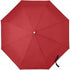 Foldable automatic storm umbrella, red
