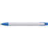 Plastic twist-action ballpoint pen, light blue