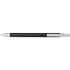 Aluminium click-action ballpoint pen, black