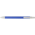 Aluminium click-action ballpoint pen, blue