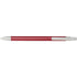 Aluminium click-action ballpoint pen, red