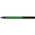Aluminium click-action ballpoint pen, green