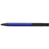 Aluminium click-action ballpoint pen, blue