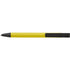 Aluminium click-action ballpoint pen, yellow
