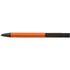 Aluminium click-action ballpoint pen, orange