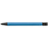 Aluminium click-action ballpoint pen, light blue