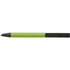 Aluminium click-action ballpoint pen, lime