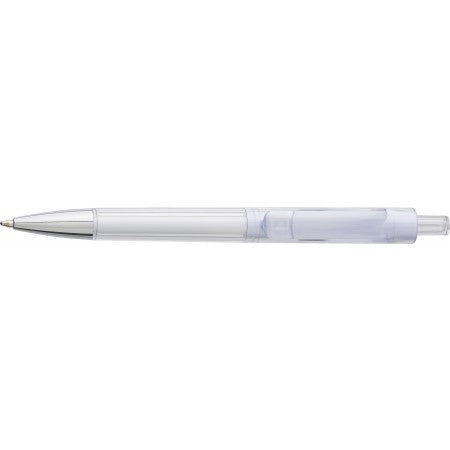 Plastic ballpoint pen, white
