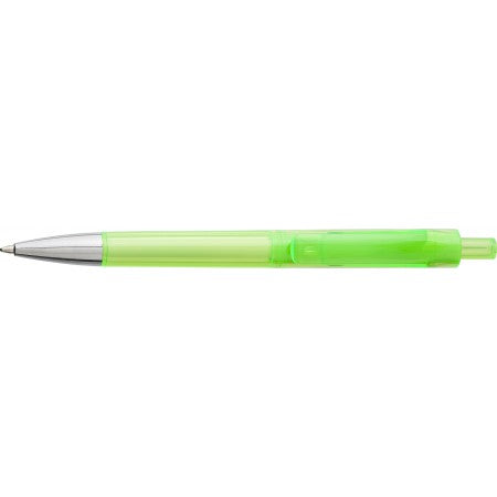 Plastic ballpoint pen, lime