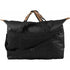 Large polyester sports/weekend bag, black
