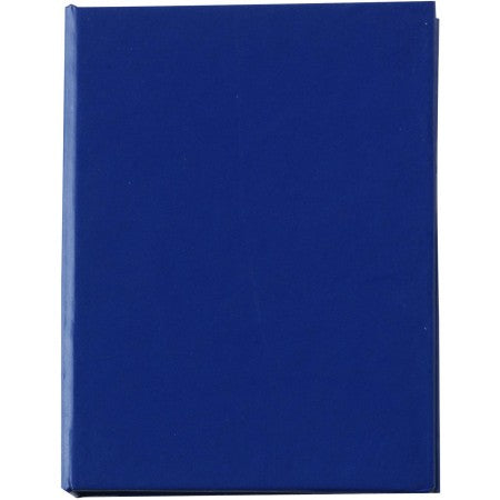 Card case with self-adhesive memos, blue