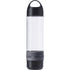 Water bottle with speaker, light grey