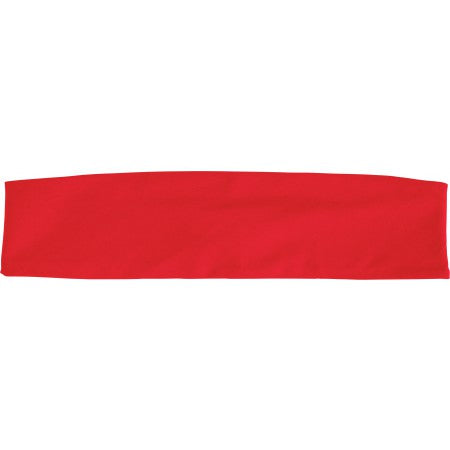 Double layered headband, red