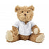 Plush teddy bear with hoodie, white