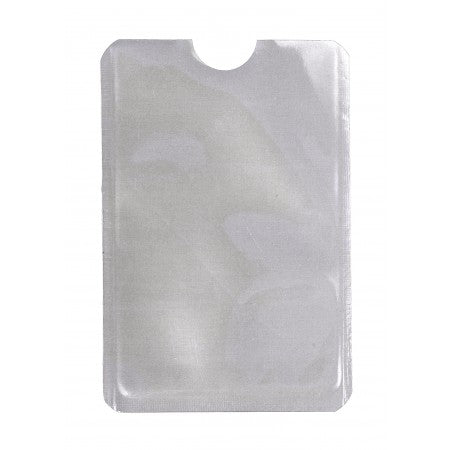 RFID card holder, silver