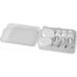 PET cosmetic travel kit, white