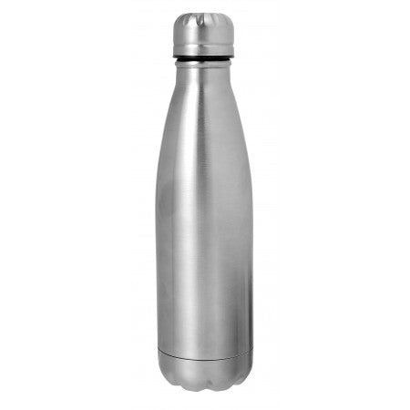 Stainless steel double walled flask (550 ml), silver