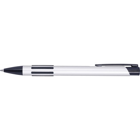 Metal, lacquered ballpoint pen, white