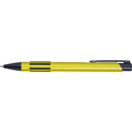 Metal, lacquered ballpoint pen, yellow