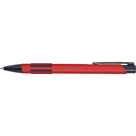 Metal, lacquered ballpoint pen, red