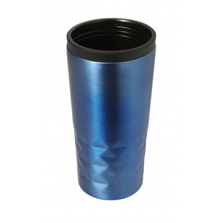 Stainless steel travel mug (300ml), blue