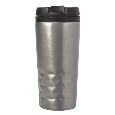 Stainless steel travel mug (300ml), silver