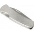 Stainless steel pocket knife, silver