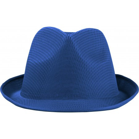 Polyester hat, blue