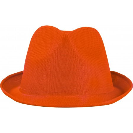 Polyester hat, orange