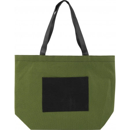 Nonwoven shopping bag, lime