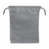 Nonwoven, drawstring pouch, grey