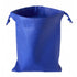 Nonwoven, drawstring pouch, blue