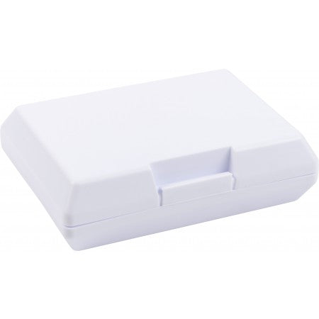 Plastic lunchbox, white