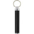 LED flashlight with key ring, black