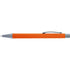 Ballpen with rubber finish, orange