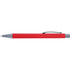 Ballpen with rubber finish, red