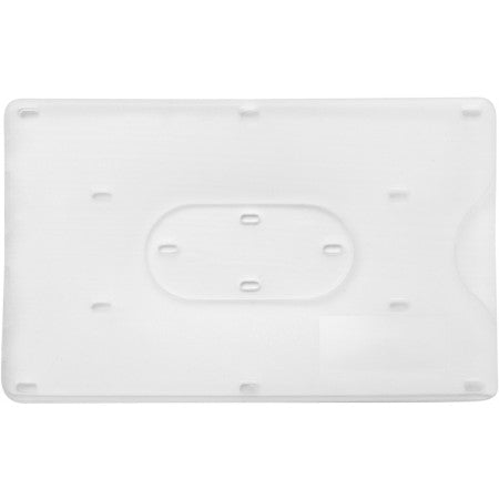 Bank card holder for one card, white