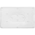 Bank card holder for one card, white
