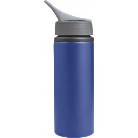 Aluminium drinking bottle (750 ml), cobalt blue