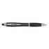 Plastic ballpen with light, black