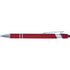Ballpen with rubber finish, red