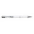 Metal rubberized ballpen, white