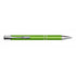 Metal rubberized ballpen, light green