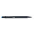 Rubberized ballpen, light blue