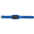 Pedometer with silicone wristband, cobalt blue
