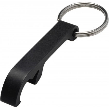 Key holder and bottle opener, black