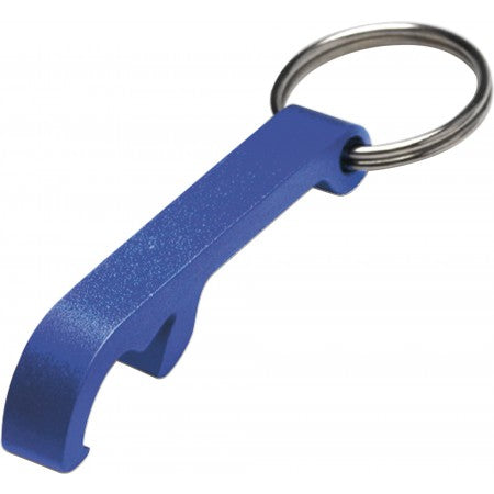 Key holder and bottle opener, blue